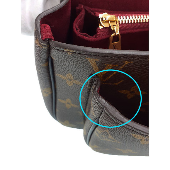 Louis Vuitton Monogram Passy Chain Shoulder Bag Bordeaux - Picture 6 of 9